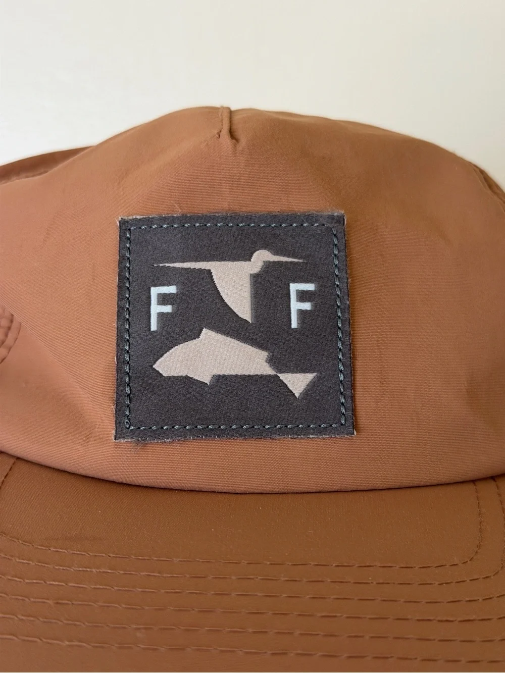 Free Fly Rust Orange Snap Back Flat Brim Hat